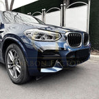 Gloss Black Front Canards for BMW G01 X3 G02 X4 Pre-LCI 18-21