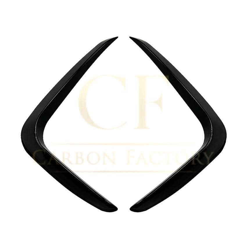 Gloss Black Front Canards for BMW G01 X3 G02 X4 Pre-LCI 18-21