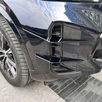 Gloss Black Front Canards for BMW G06 X6 LCI 23-25