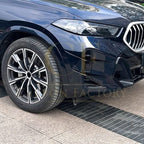 Gloss Black Front Canards for BMW G06 X6 LCI 23-25