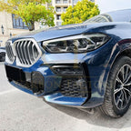 Gloss Black Front Canards for BMW G06 X6 Pre-LCI 19-22