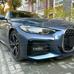 Gloss Black Front Canards for BMW G22 G23 4 Series 20-Present