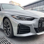 Gloss Black Front Canards for BMW G26 4 Series 20-Present