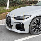 Gloss Black Front Canards for BMW G26 4 Series 20-Present