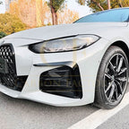 Gloss Black Front Canards for BMW G26 4 Series 20-Present