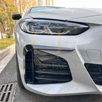 Gloss Black Front Canards for BMW G26 4 Series 20-Present