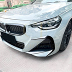 Gloss Black Front Canards for BMW G42 2 Series Coupe 21-Present