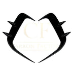 Gloss Black Front Canards for BMW G60 G61 5 Series 24-Present