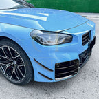 Gloss Black Front Canards for BMW G87 M2 23-Present