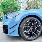 Gloss Black Front Canards for BMW G87 M2 23-Present