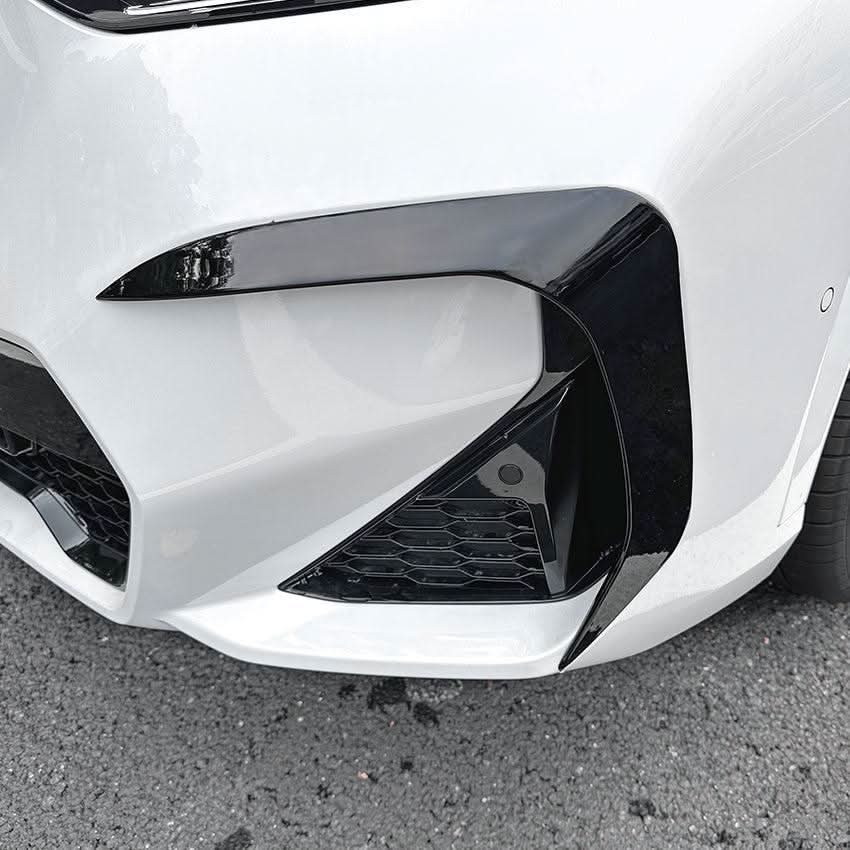 Gloss Black Front Canards for BMW U11 X1 2022-Present