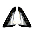 Gloss Black Front Fender Trims for BMW G01 X3 G02 X4 18-24