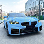 Gloss Black Front Side Grilles for BMW G87 M2 23-Present