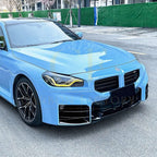 Gloss Black Front Side Grilles for BMW G87 M2 23-Present