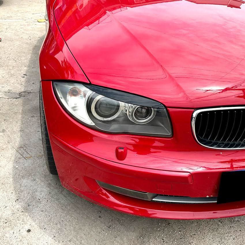 Gloss Black Headlight Trims for BMW 1 Series E81 E82 E88 E87 2007-2013