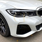 Gloss Black Headlight Trims for BMW 3 Series G20 G21 Pre-LCI 19-22