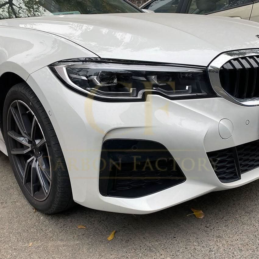 Gloss Black Headlight Trims for BMW 3 Series G20 G21 Pre-LCI 19-22