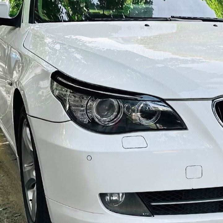 Gloss Black Headlight Trims for BMW E60 E61 5 Series inc M5 05-10