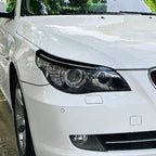 Gloss Black Headlight Trims for BMW E60 E61 5 Series inc M5 05-10