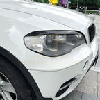 Gloss Black Headlight Trims for BMW E70 X5 08-14
