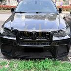 Gloss Black Headlight Trims for BMW E71 X6 08-14
