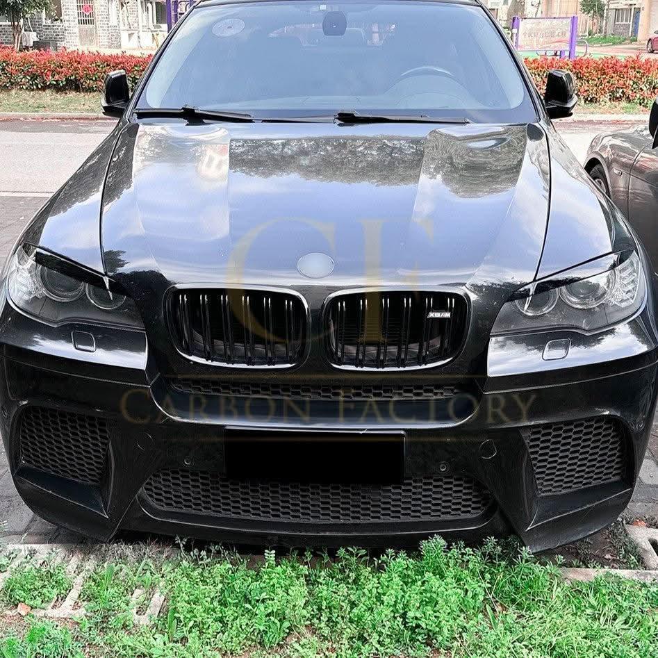 Gloss Black Headlight Trims for BMW E71 X6 08-14