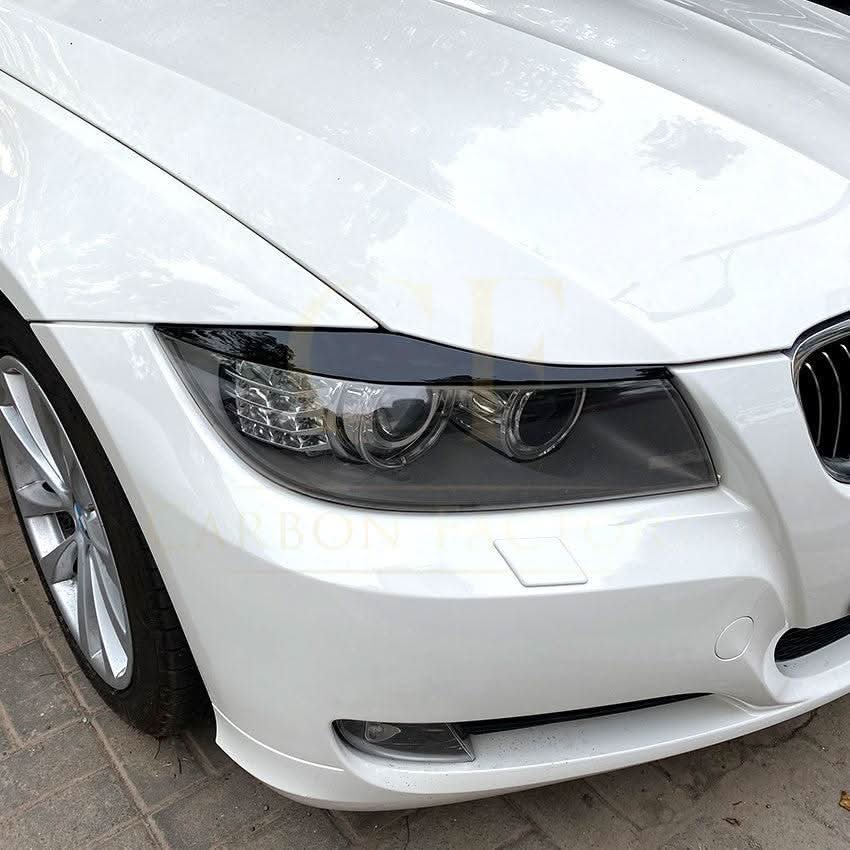 Gloss Black Headlight Trims for BMW E90 E91 3 Series 05-13