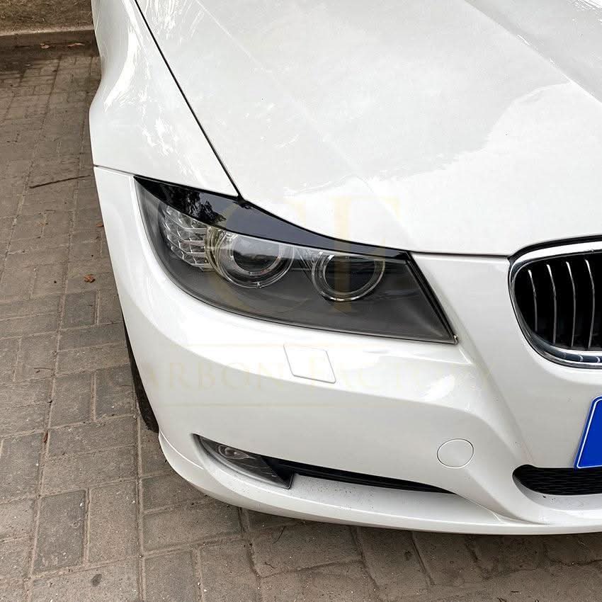 Gloss Black Headlight Trims for BMW E90 E91 3 Series 05-13