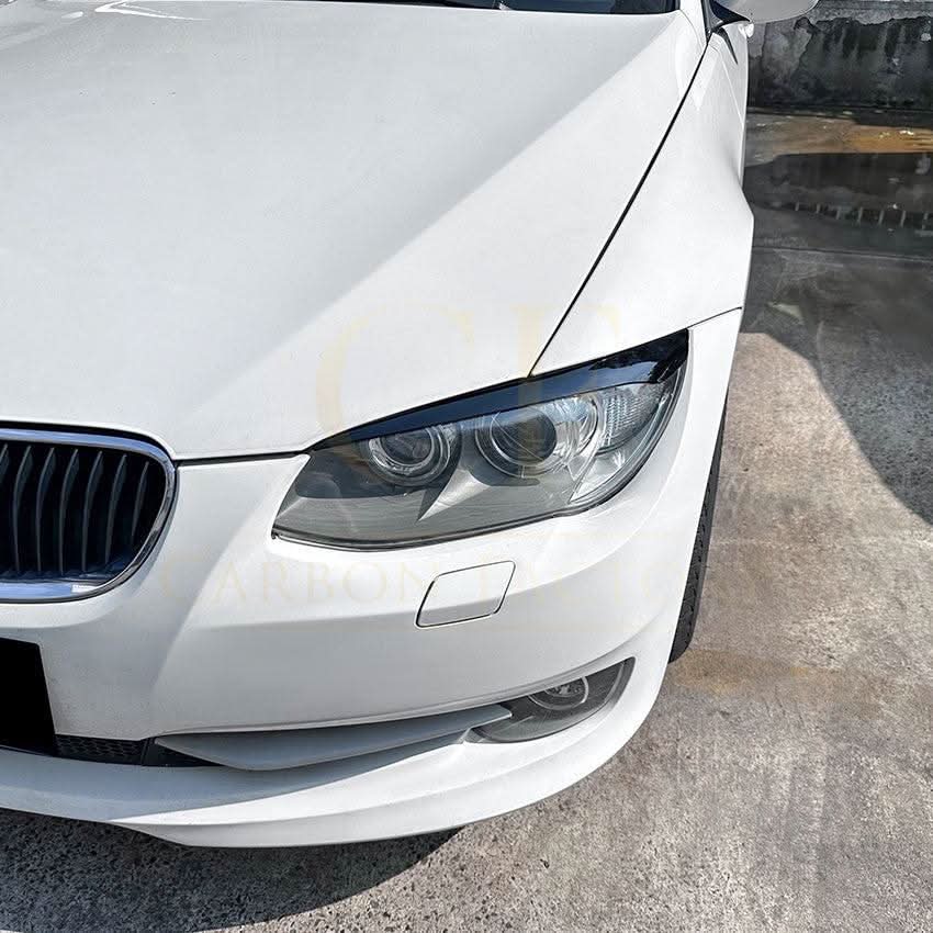 Gloss Black Headlight Trims for BMW E92 E93 3 Series LCI 09-13