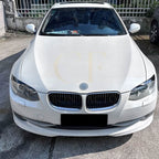 Gloss Black Headlight Trims for BMW E92 E93 3 Series LCI 09-13
