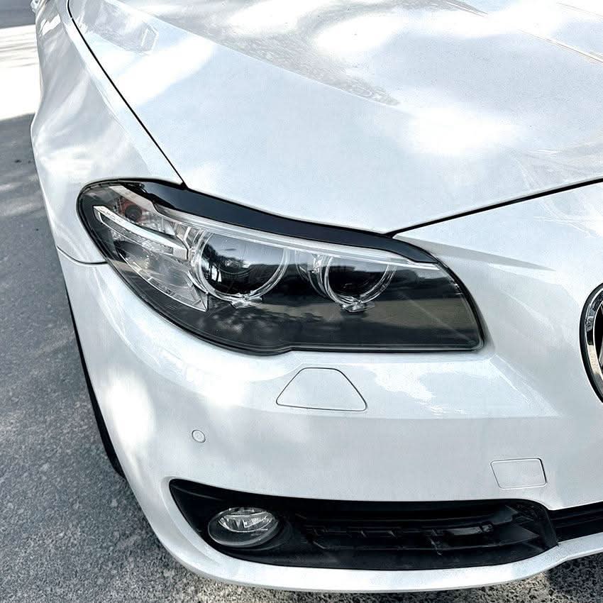 Gloss Black Headlight Trims for BMW F10 F11 5 Series inc M5 LCI 15-17