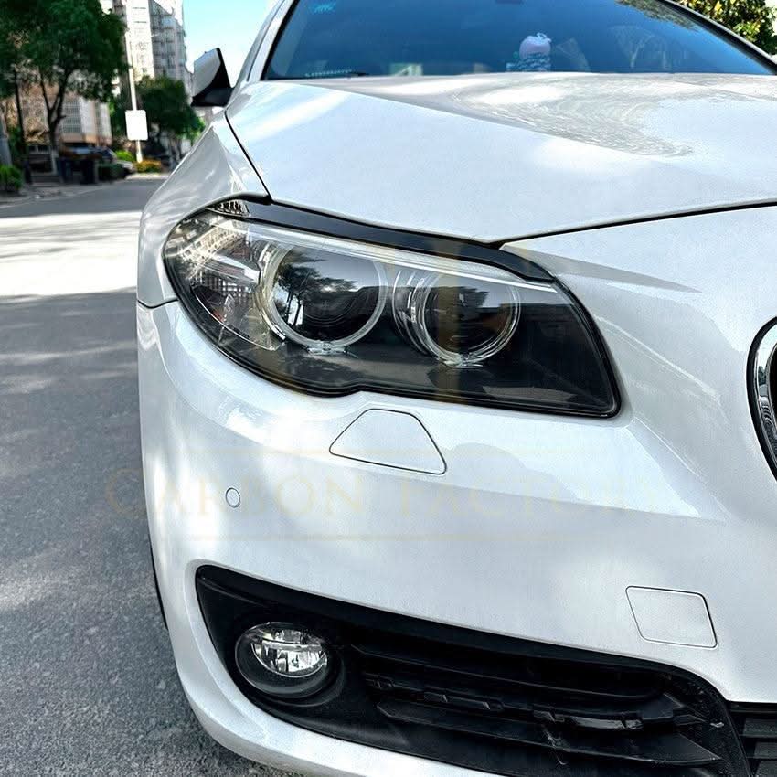 Gloss Black Headlight Trims for BMW F10 F11 5 Series inc M5 LCI 15-17