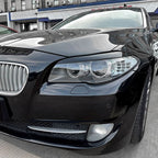 Gloss Black Headlight Trims for BMW F10 F11 5 Series inc M5 Pre-LCI 10-14