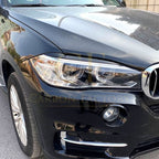 Gloss Black Headlight Trims for BMW F15 X5 F16 X6 14-18