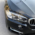 Gloss Black Headlight Trims for BMW F15 X5 F16 X6 14-18