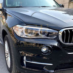 Gloss Black Headlight Trims for BMW F15 X5 F16 X6 14-18