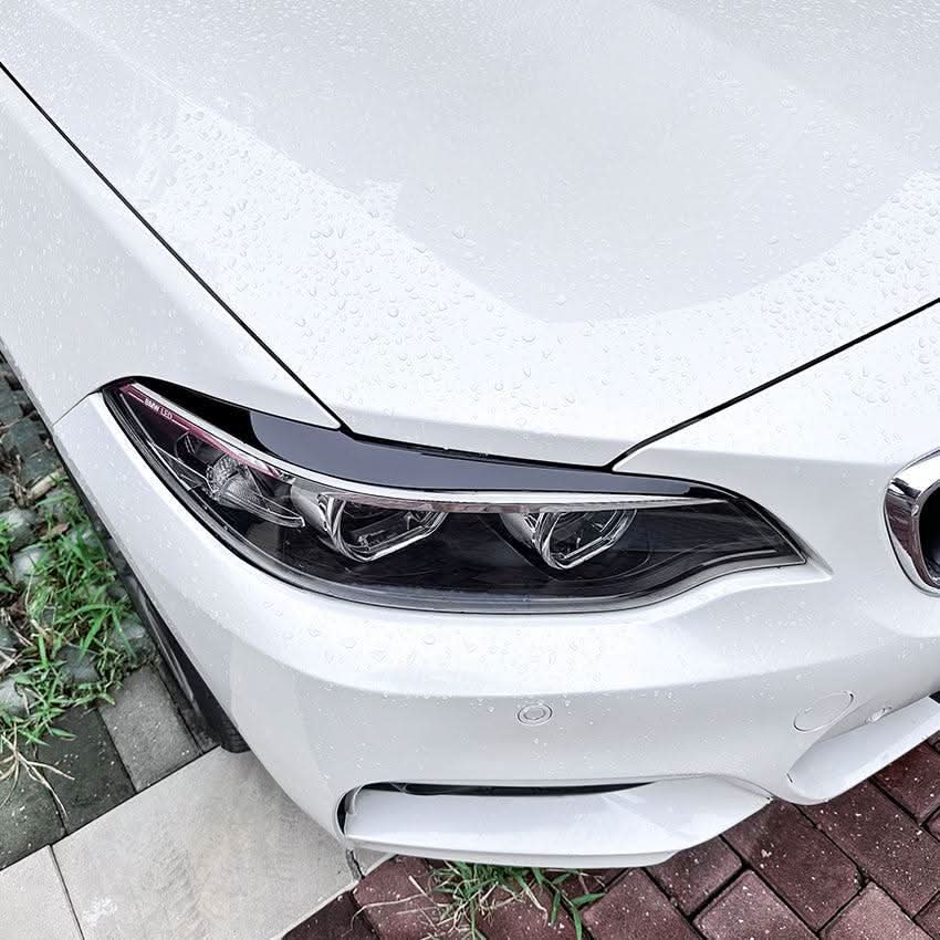 Gloss Black Headlight Trims for BMW F22 F23 2 Series F87 M2 14-20