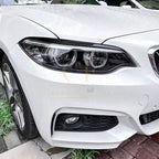 Gloss Black Headlight Trims for BMW F22 F23 2 Series F87 M2 14-20