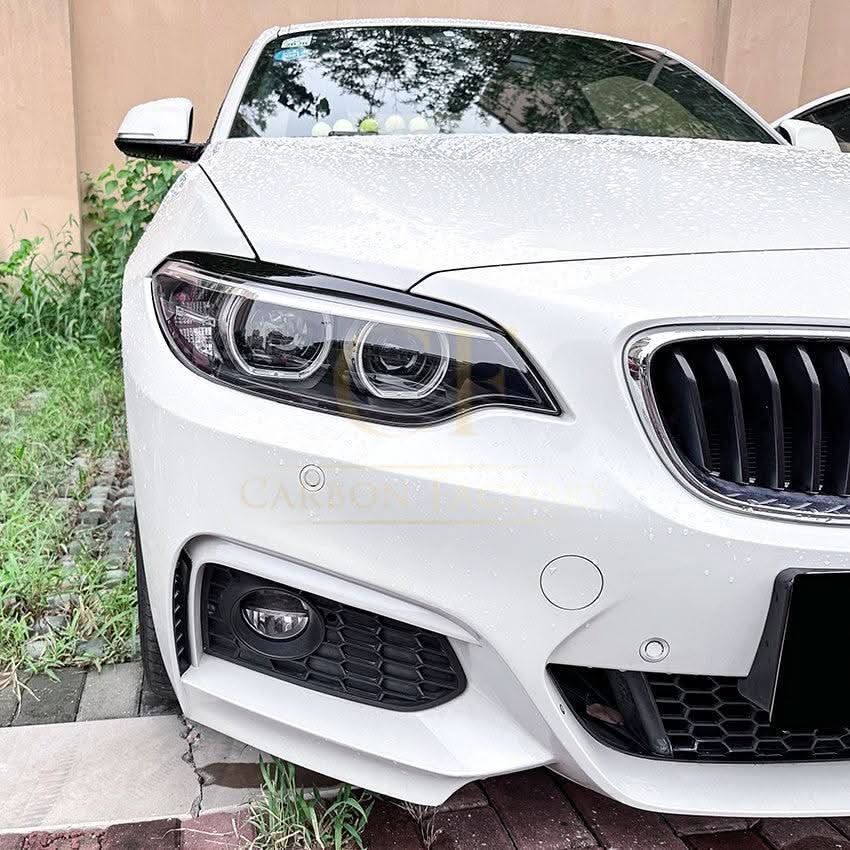 Gloss Black Headlight Trims for BMW F22 F23 2 Series F87 M2 14-20