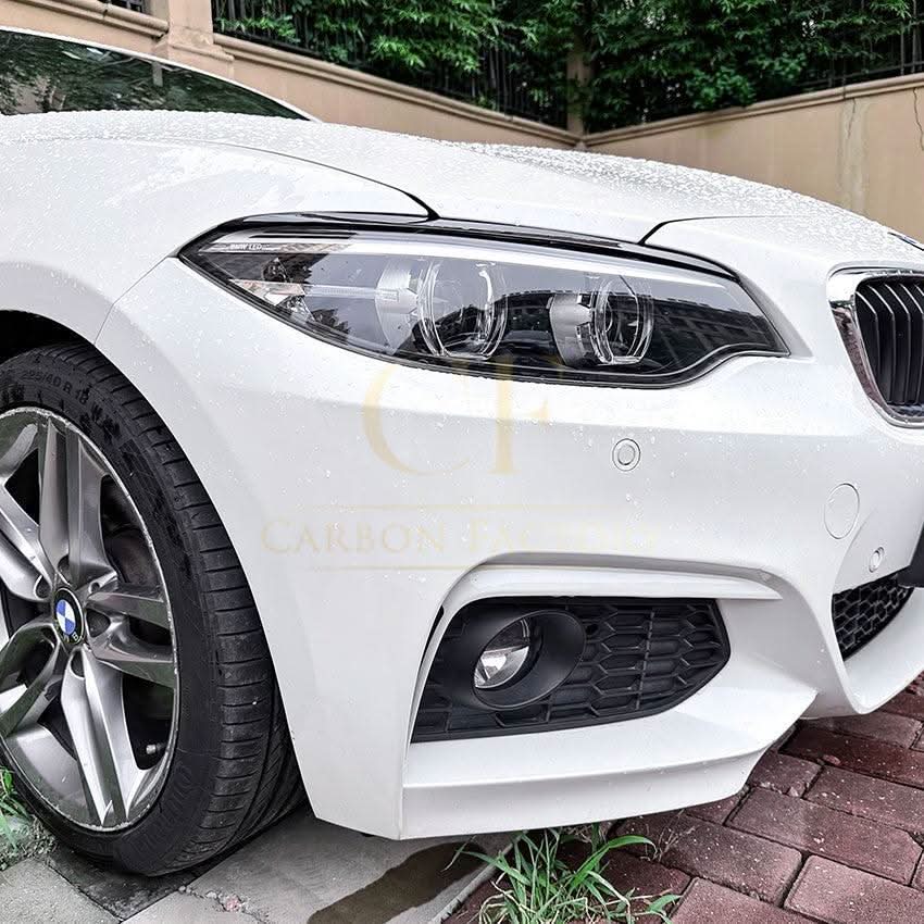 Gloss Black Headlight Trims for BMW F22 F23 2 Series F87 M2 14-20