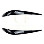 Gloss Black Headlight Trims for BMW F25 X3 F26 X4 LCI 14-17