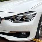 Gloss Black Headlight Trims for BMW F30 F31 3 Series 12-19