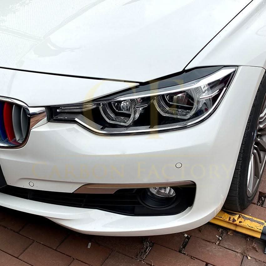 Gloss Black Headlight Trims for BMW F30 F31 3 Series 12-19