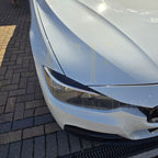 Gloss Black Headlight Trims for BMW F30 F31 3 Series 12-19