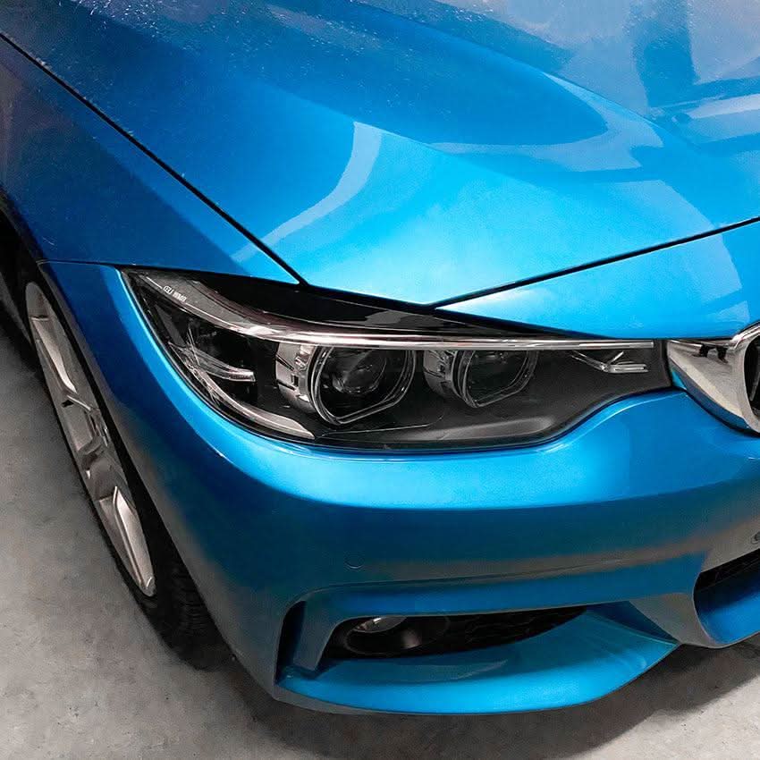 Gloss Black Headlight Trims for BMW F32 F33 F36 4 Series 14-20
