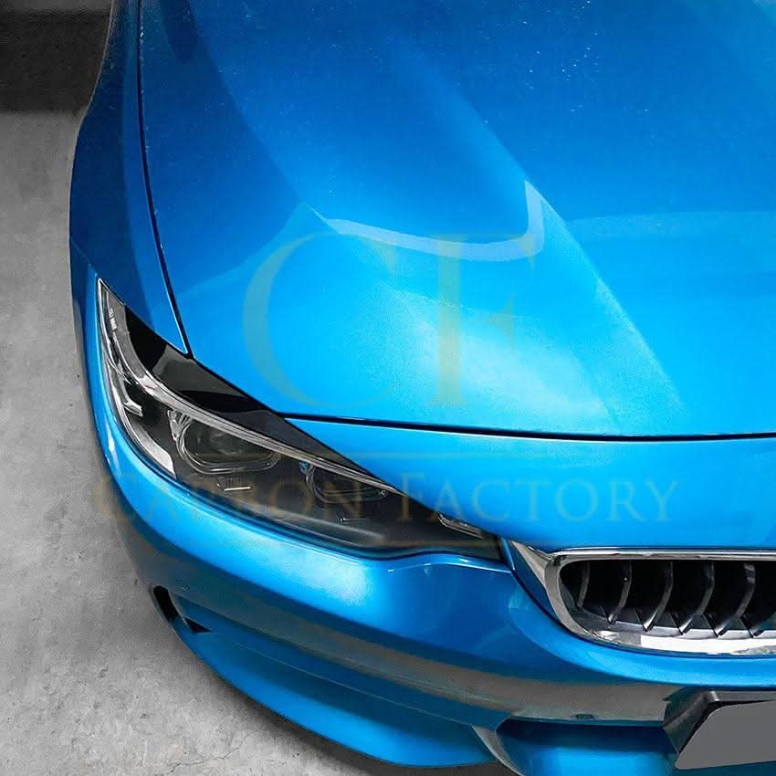 Gloss Black Headlight Trims for BMW F32 F33 F36 4 Series 14-20