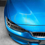 Gloss Black Headlight Trims for BMW F32 F33 F36 4 Series 14-20