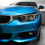 Gloss Black Headlight Trims for BMW F32 F33 F36 4 Series 14-20