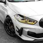 Gloss Black Headlight Trims for BMW F40 1 Series 19-24