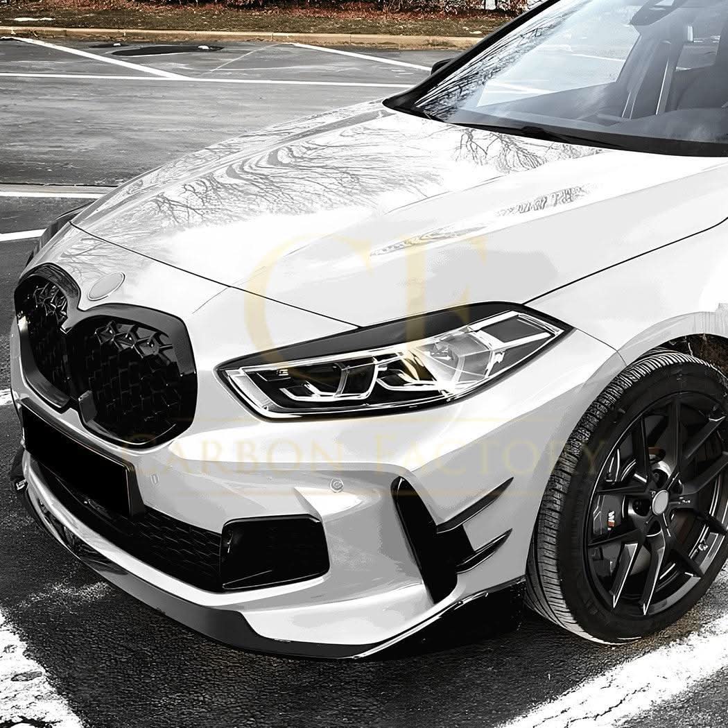 Gloss Black Headlight Trims for BMW F40 1 Series 19-24